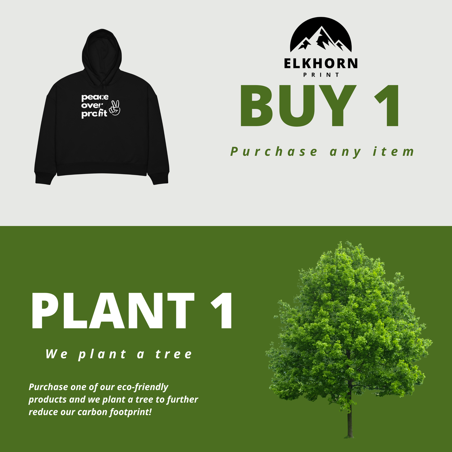 Peace Over Profit - Women’s Organic Cotton Hoodie