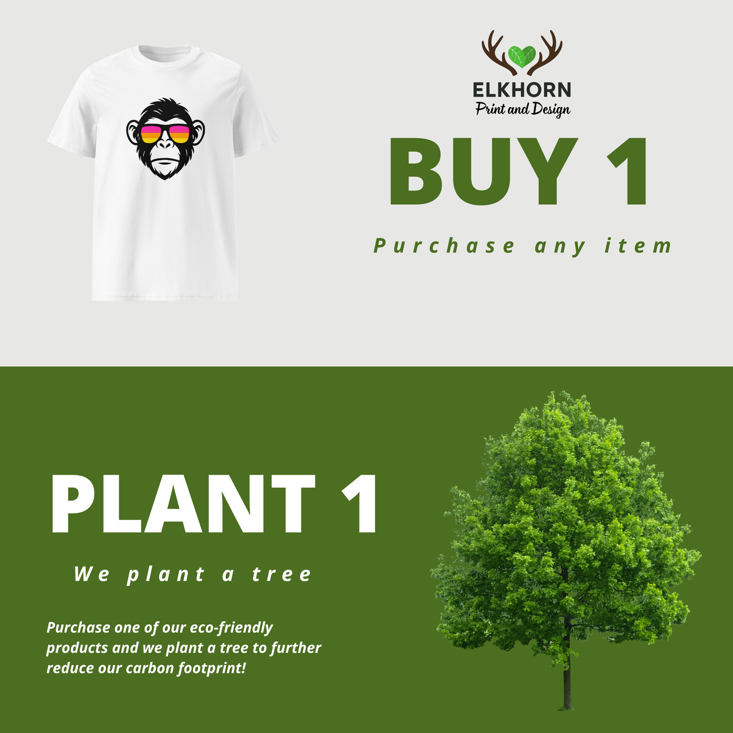 Shady Monkey - Youth Eco-Friendly T-Shirt
