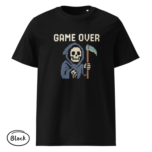 Game Over – 8-Bit Grim Reaper Men's Tee