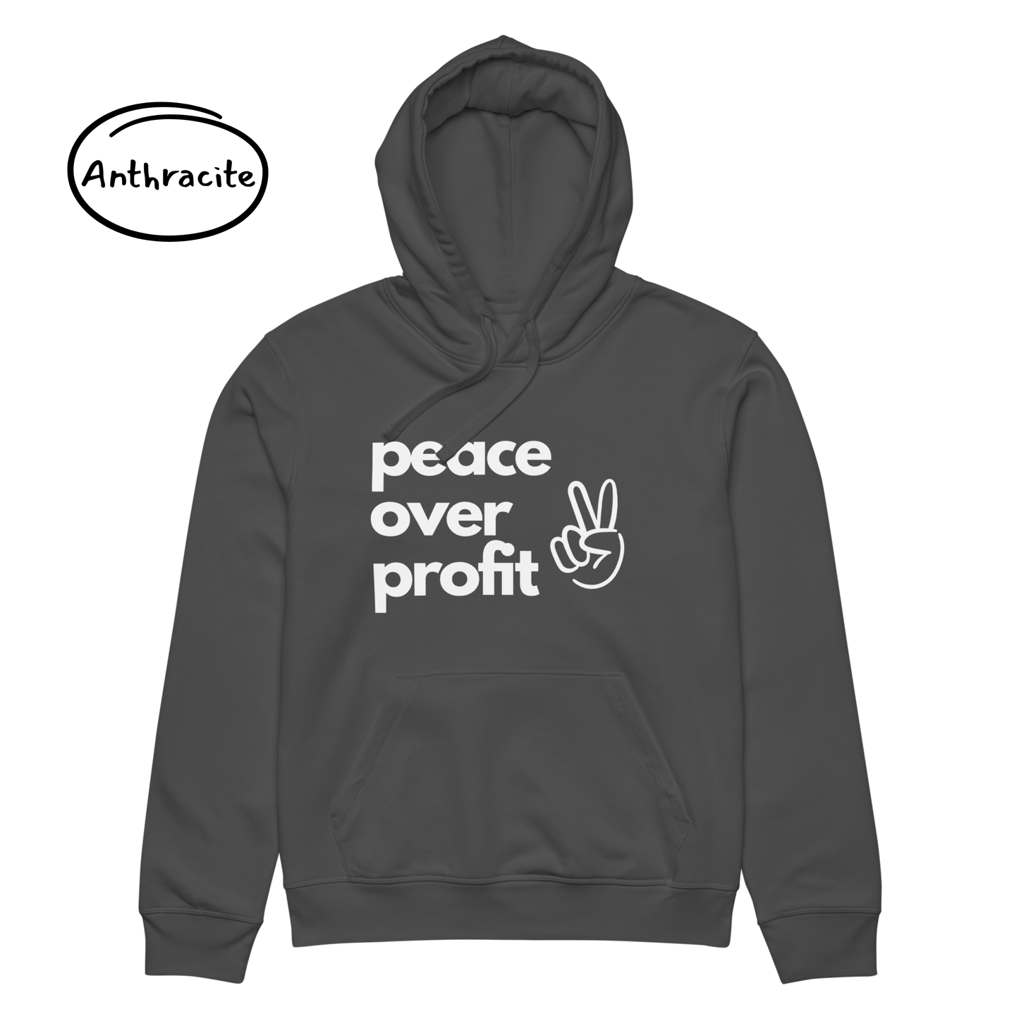 Peace Over Profit - Men’s Organic Cotton Hoodie