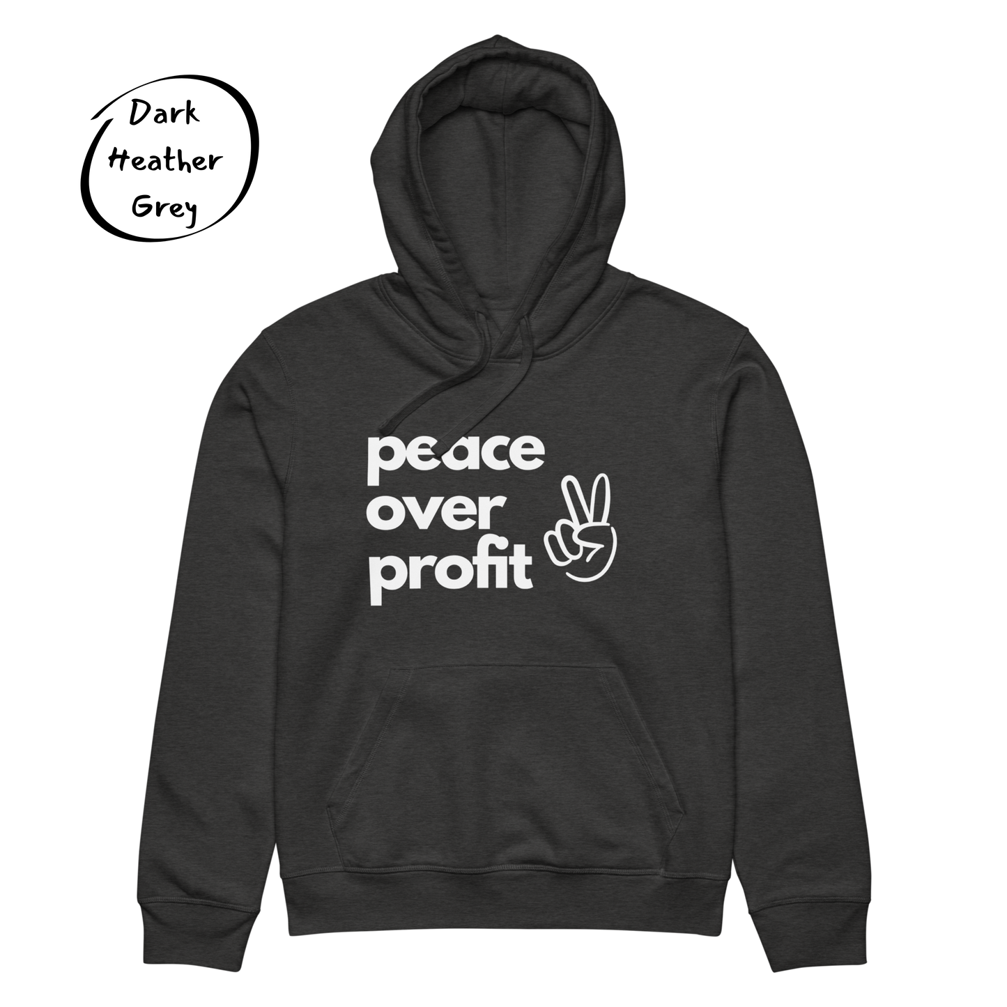 Peace Over Profit - Men’s Organic Cotton Hoodie