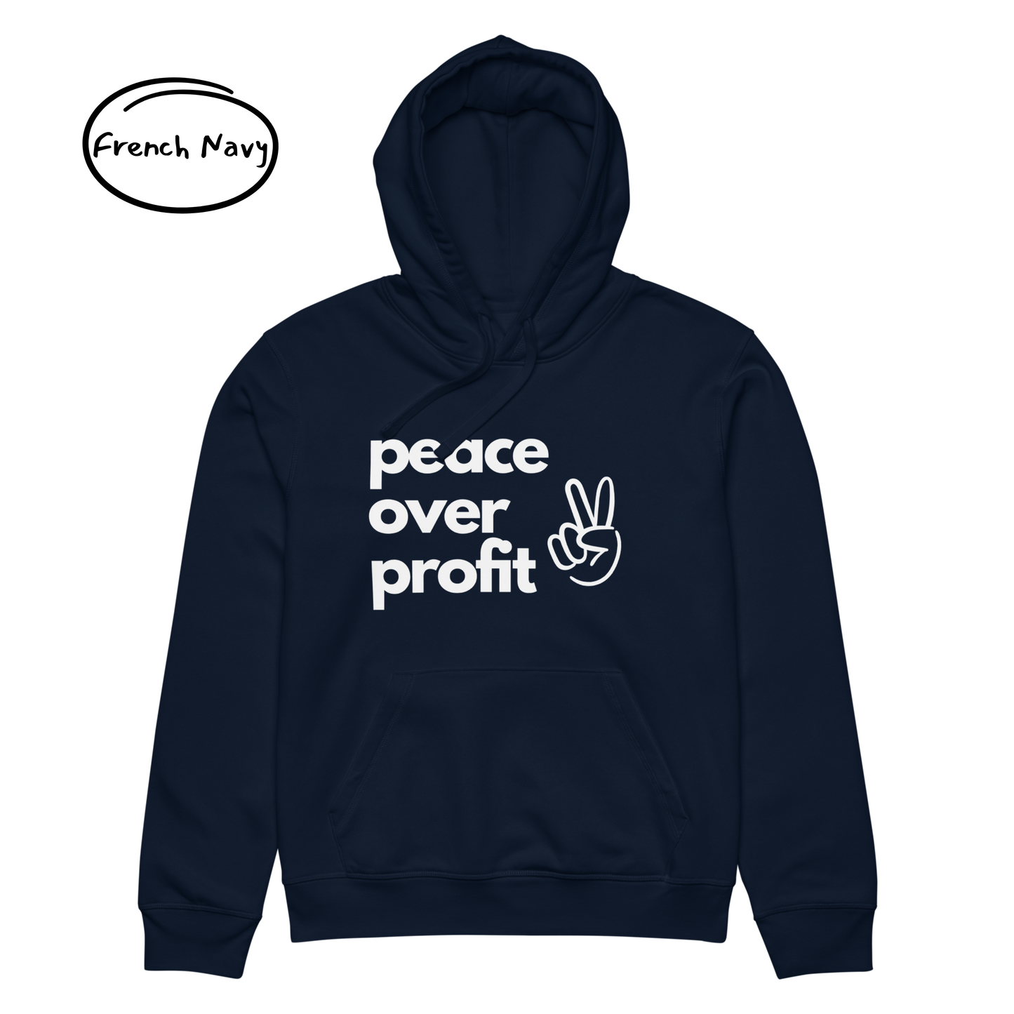 Peace Over Profit - Men’s Organic Cotton Hoodie