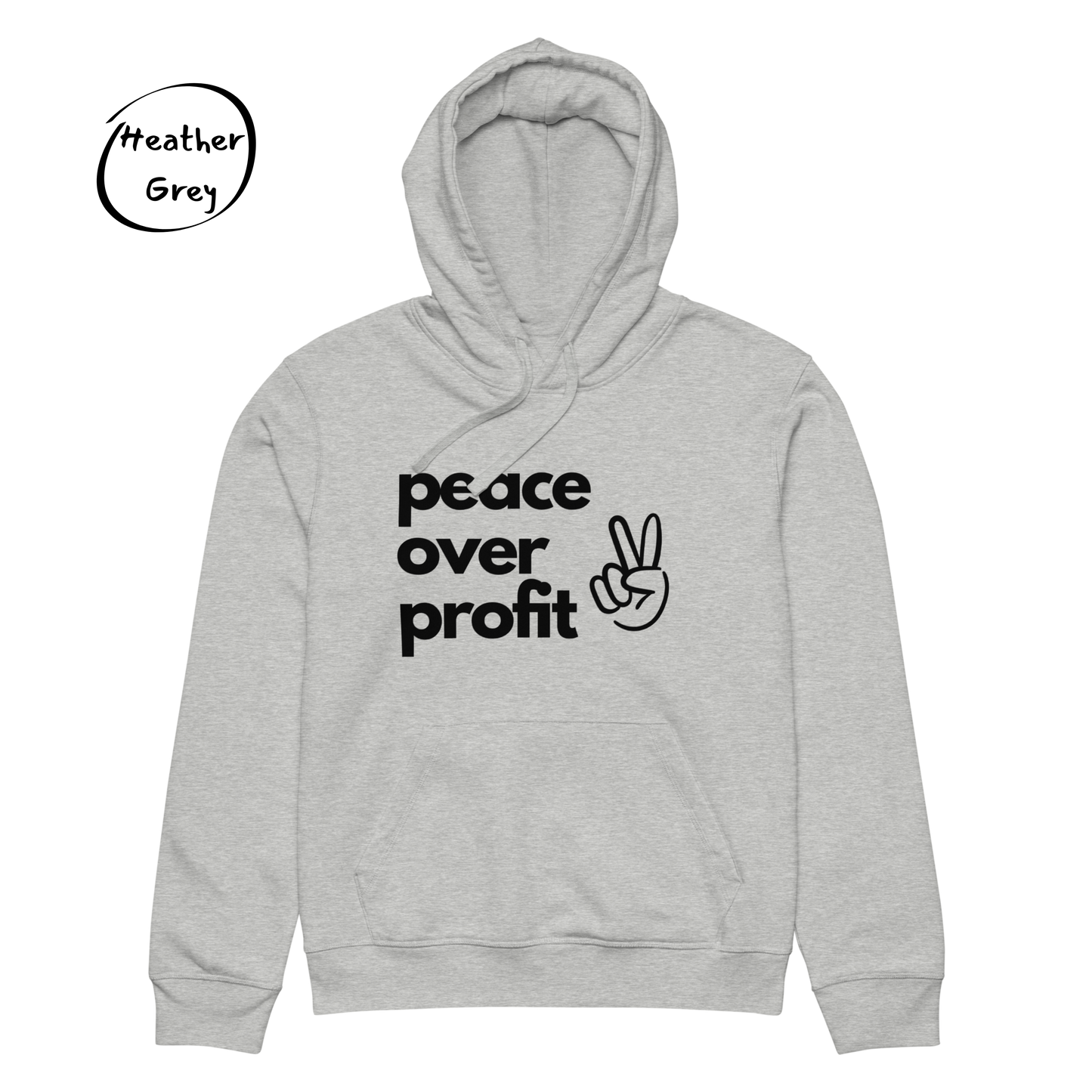 Peace Over Profit - Men’s Organic Cotton Hoodie