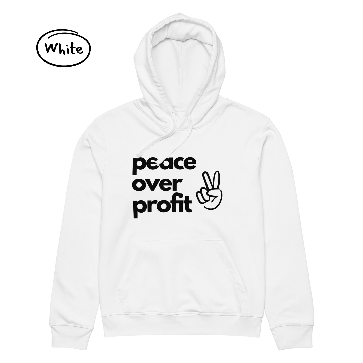 Peace Over Profit - Men’s Organic Cotton Hoodie