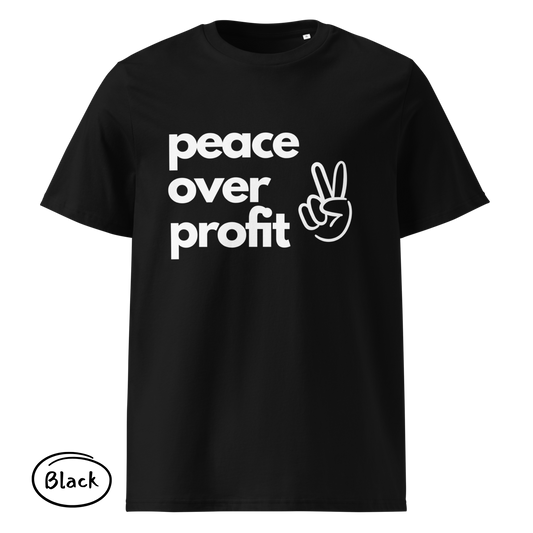 Peace Over Profit - Men's Organic Cotton T-shirt