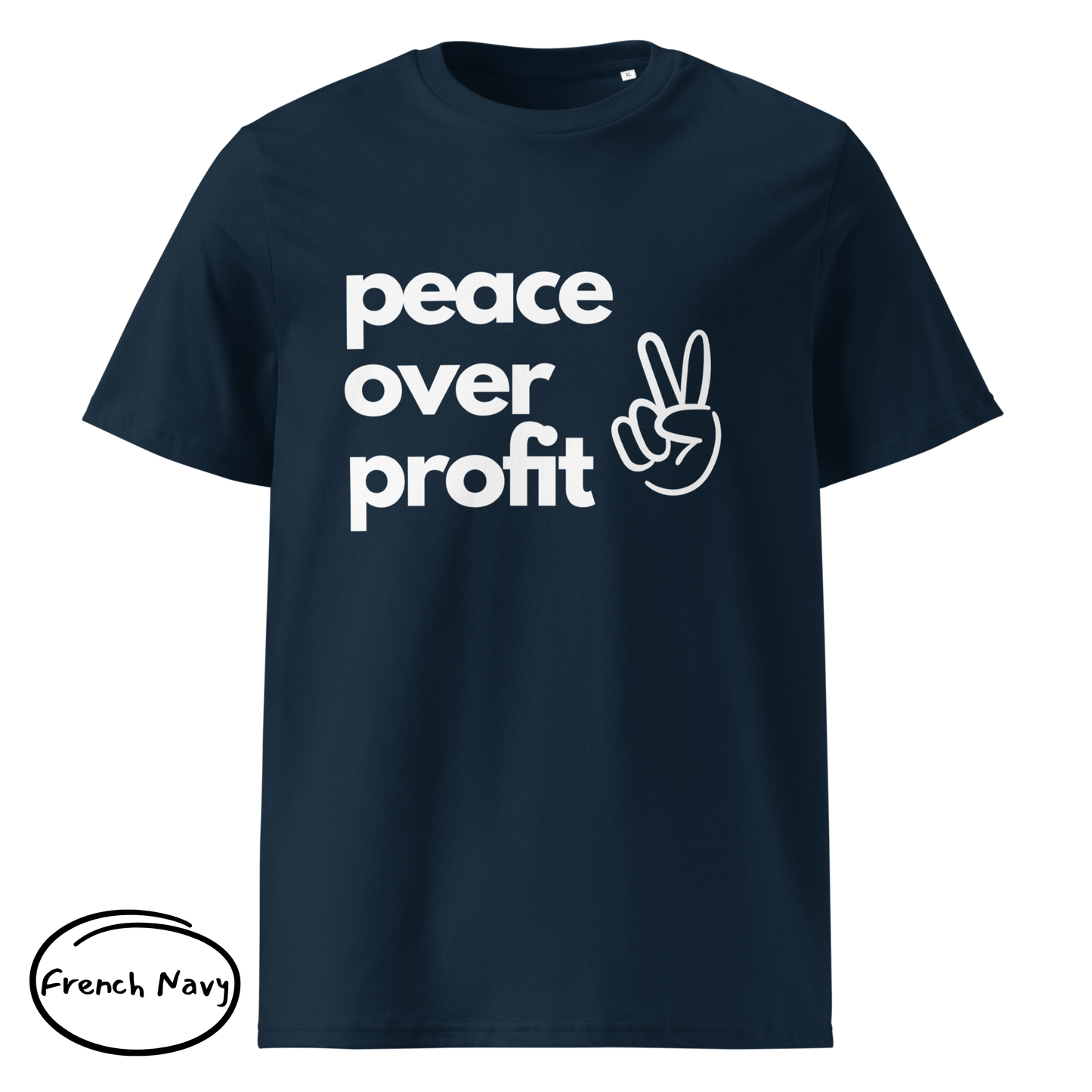 Peace Over Profit - Men's Organic Cotton T-shirt