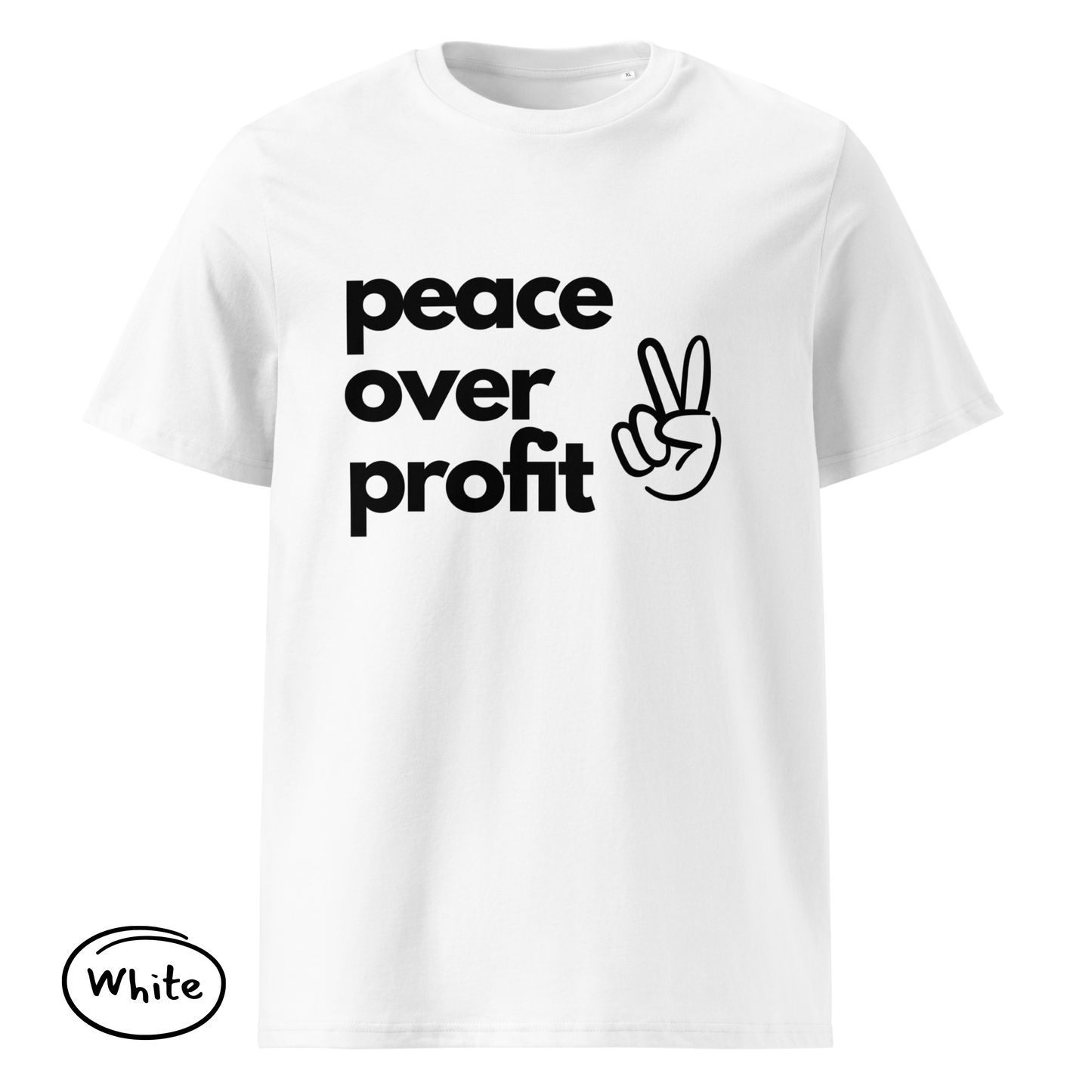 Peace Over Profit - Men's Organic Cotton T-shirt