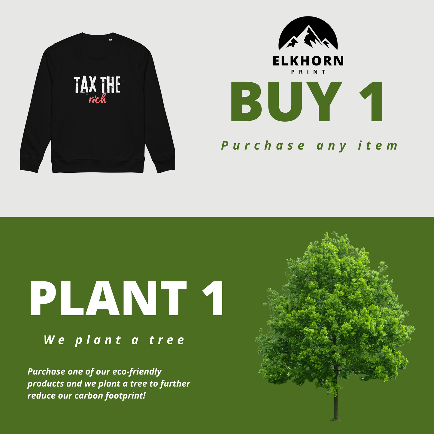 Tax the Rich Statement Sweatshirt - Men’s Organic Cotton Sweatshirt