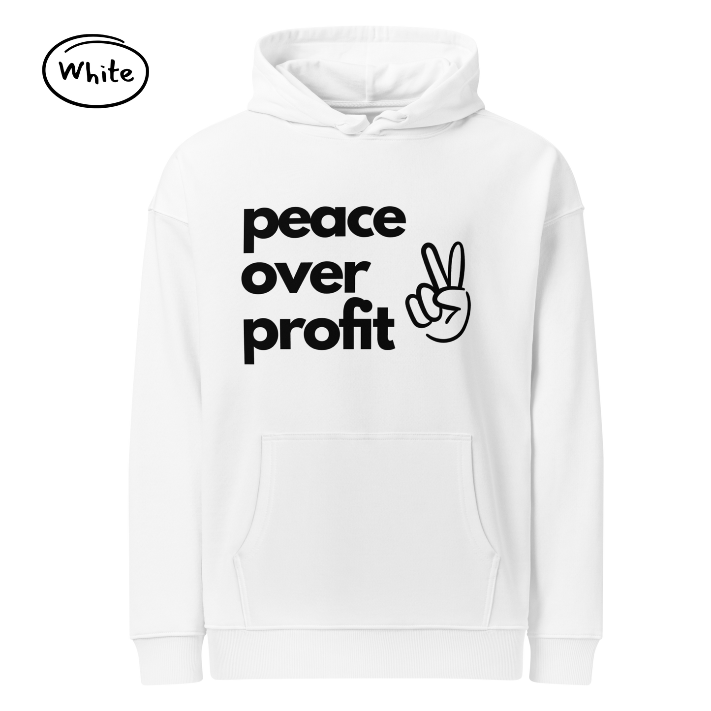Peace Over Profit - Unisex Relaxed Fit Hoodie