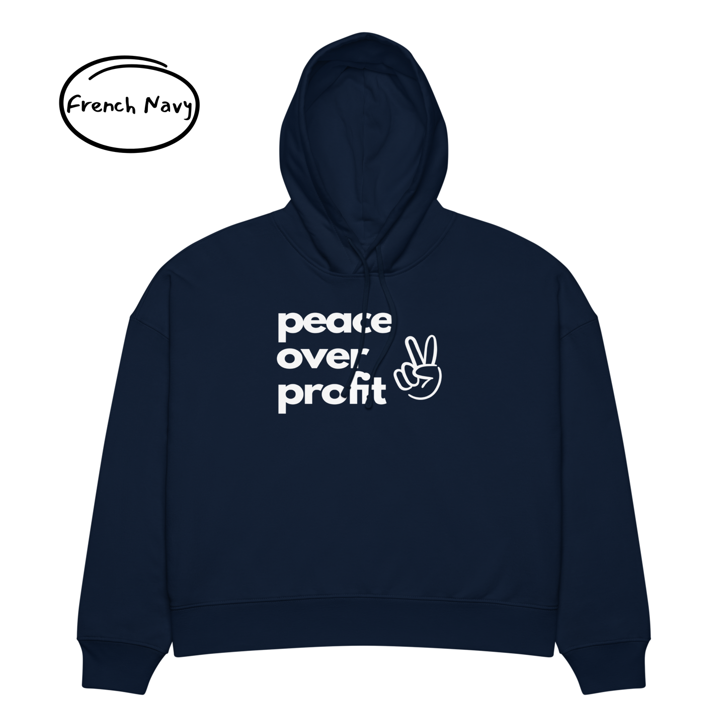 Peace Over Profit - Women’s Organic Cotton Hoodie